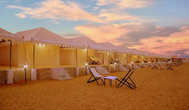 Camp in the Desert of Rajasthan